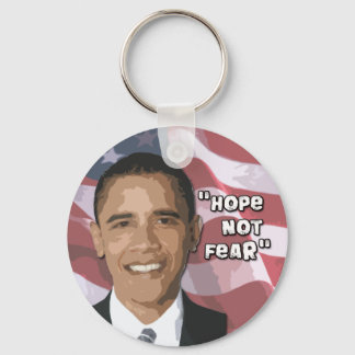 Hope not Fear Obama Swag Key Ring