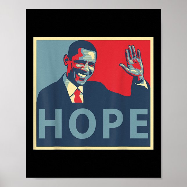 Hope Obama 44 President  Poster (Front)