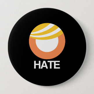 HOPE (Obama) vs. HATE (Trump) 10 Cm Round Badge
