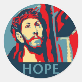 Hope of Jesus Classic Round Sticker