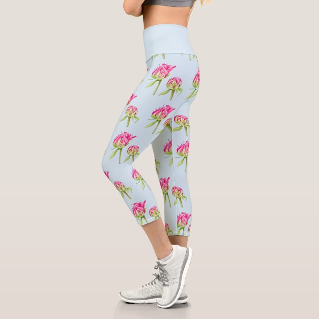 Hope on High Waisted Yoga Capris (B) (Left)