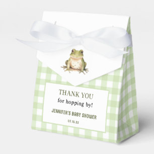 Hope On Over Frog Theme Baby Shower Favour Box