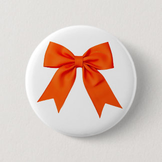 Hope Orange Awareness Ribbon Button