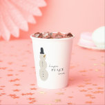 hope peace love. Christmas Snowman Paper Cups<br><div class="desc">hope peace love. Christmas Snowman Paper Cups</div>