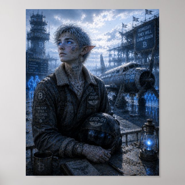 Hope / Pilot / Abandoned Airport Poster (Front)