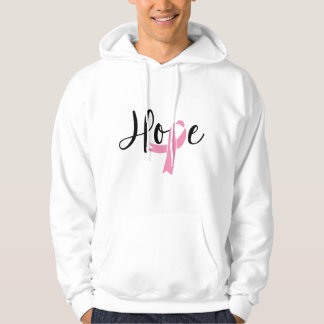 Hope Pink Ribbon Breast Cancer Awareness Hoodie