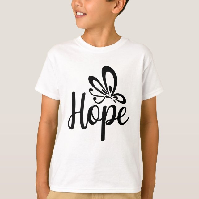 Hope Pink Ribbon T-Shirt (Front)