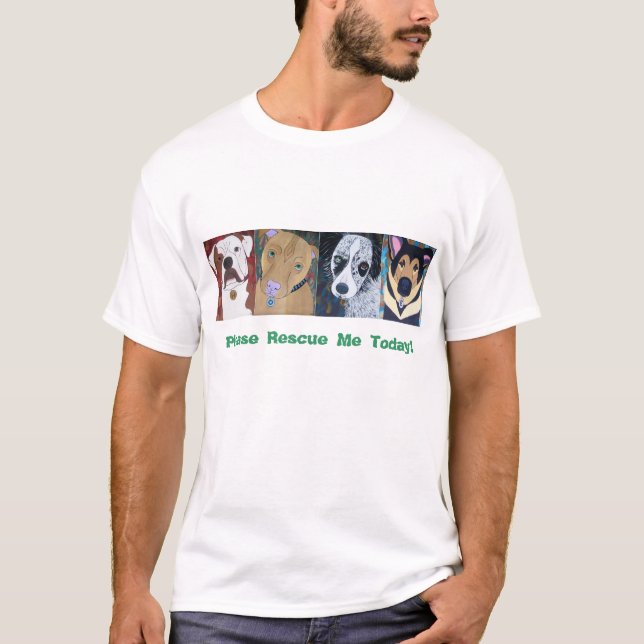 HOPE Please Rescue Me Today T-shirt (Front)