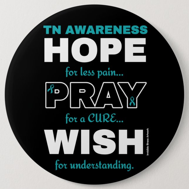 Hope Pray Wish...TN Pinback Button (Front)