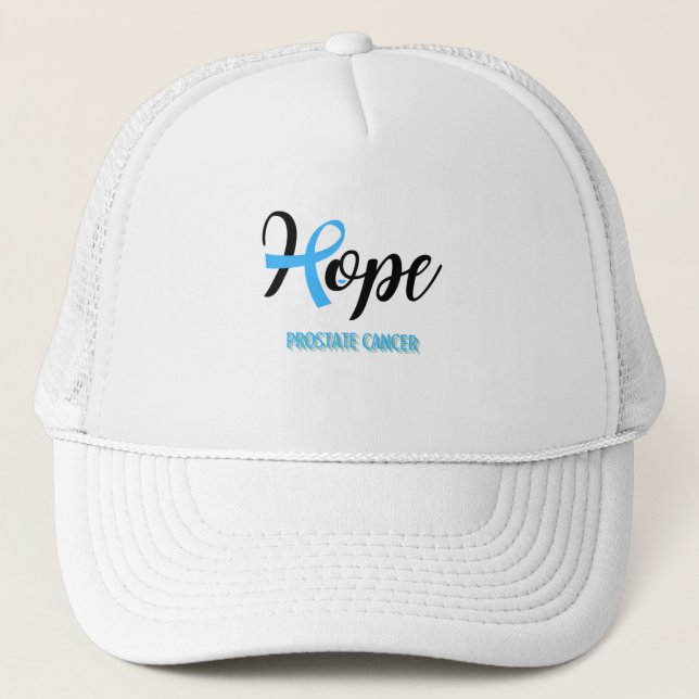 HOPE/ PROSTATE CANCER/ AWARENESS UNISEX TRUCKER HAT (Front)