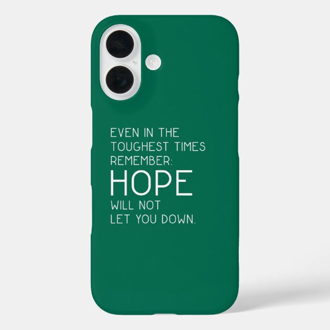 Hope Quotes Case-Mate iPhone Case (Back)
