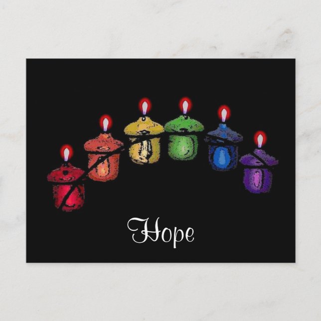 Hope Rainbow Postcard (Front)