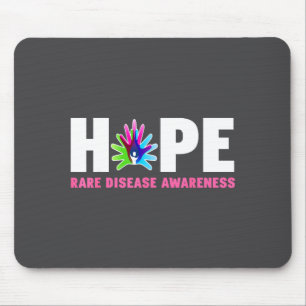 Hope Rare Disease Awareness Shirt - Rare Disease D Mouse Pad