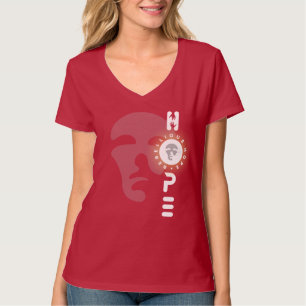 Hope Rebellious   Women V-Neck T-Shirt