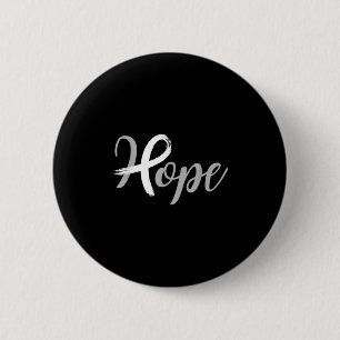 Hope Ribbon Lung Cancer Awareness  6 Cm Round Badge