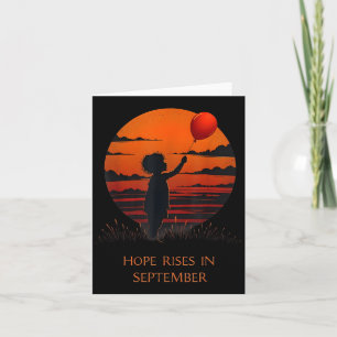 Hope Rises September Childhood Cancer Awareness Ri Card