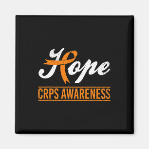Hope Rsd Crps Awareness Month Orange Ribbon Suppor Magnet