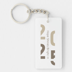 Hope Shines Bright in 2025 Key Ring
