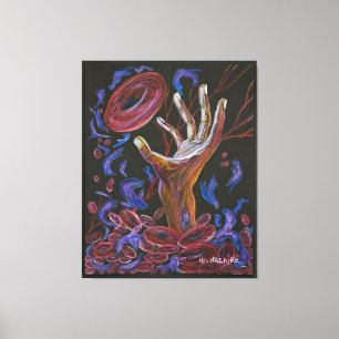 Hope  - Sickle Cell Pain Awareness Canvas Print