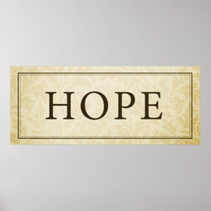 Hope Sign/Plaque Poster