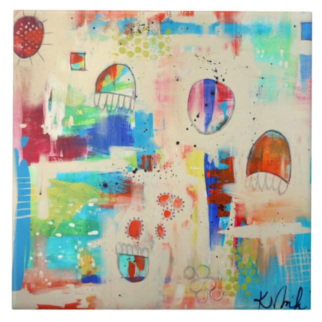 Hope Soaring 6" Ceramic Photo Tile (Front)