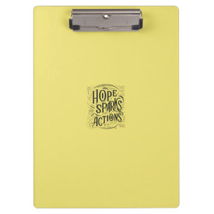 Hope Sparks Actions Clipboard
