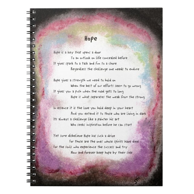 Hope Spiral Notebook (Front)