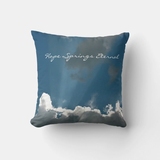 Hope Springs Eternal Card Cushion (Front)