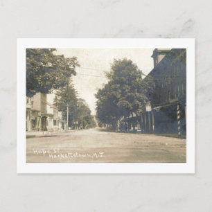 Hope St., Hackettstown, New Jersey Vintage Postcard