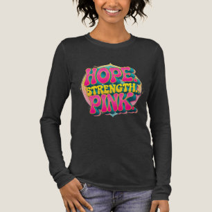 "Hope. Strength. Pink." Breast Cancer Awareness Tri-Blend Shirt