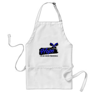 Hope Tattoo Butterfly Colon Cancer Standard Apron
