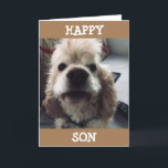 HOPE THIS IS THE BEST BIRTHDAY EVER SON CARD<br><div class="desc">THANK U FOR STOPPING BY ONE OF MY EIGHT STORES!!!!</div>