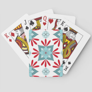 Hope Tile Turquoise Playing Cards