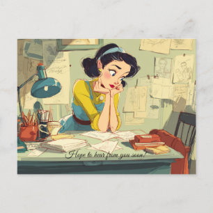 Hope to hear from you soon! Postcard