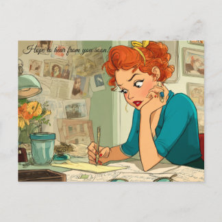 Hope to hear from you soon! Postcard