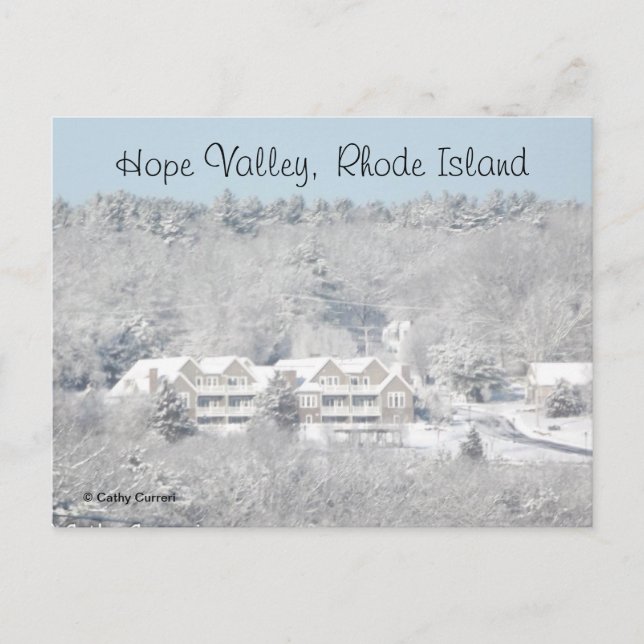Hope Valley Rhode Island Postcard (Front)