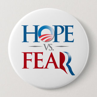 HOPE VS FEAR.png 10 Cm Round Badge