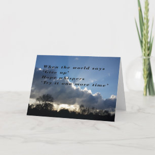 Hope Whispers Encouragement Card