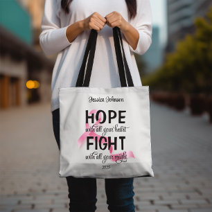 Hope with all your heart  tote bag
