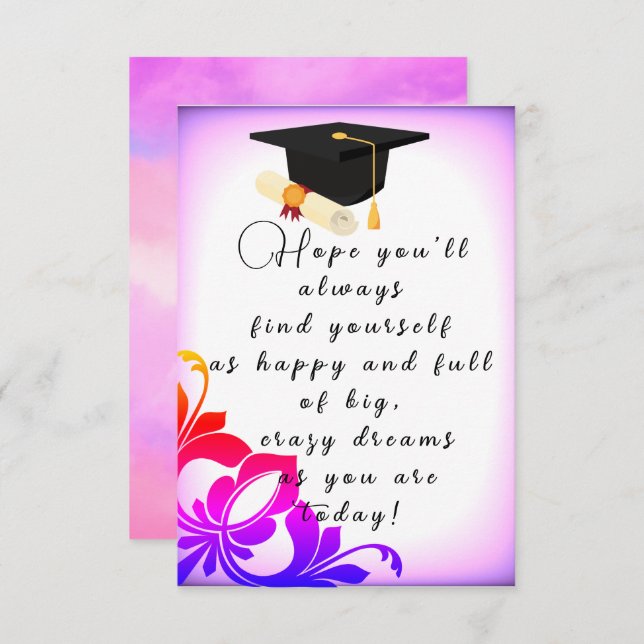 Hope With Graduation Card (Front/Back)