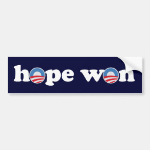 Hope Won Bumper Sticker