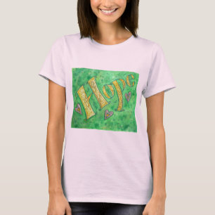 Hope Word Art Inspirational Custom T-Shirts