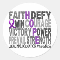 Hope Word Collage Chiari Malformation