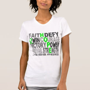 Hope Word Collage Lyme Disease T-Shirt