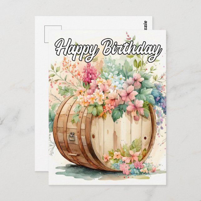 Hope You have A Happy Birthday Postcard (Front/Back)