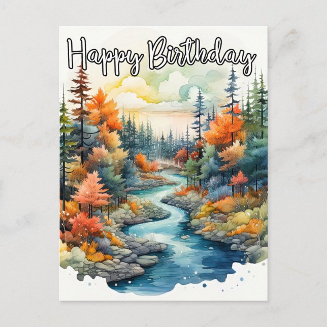 Hope You Have A Wonderful Birthday Postcard (Front)