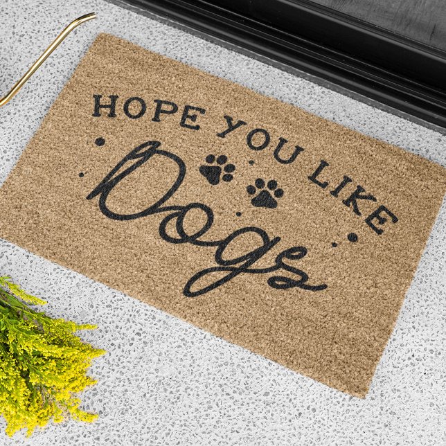 Hope You Like Dogs Doormat (Creator Uploaded)