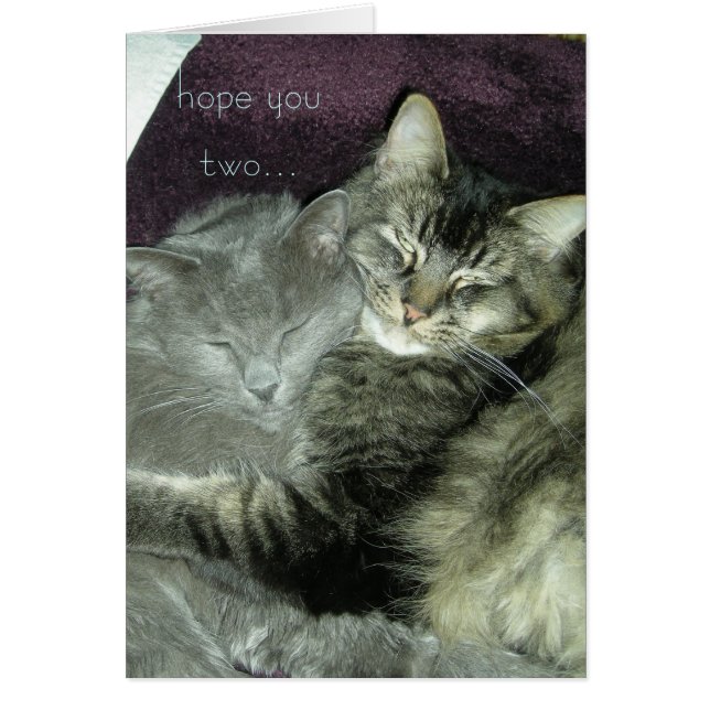 hope you two...continue to enjoy your moments! (Front)