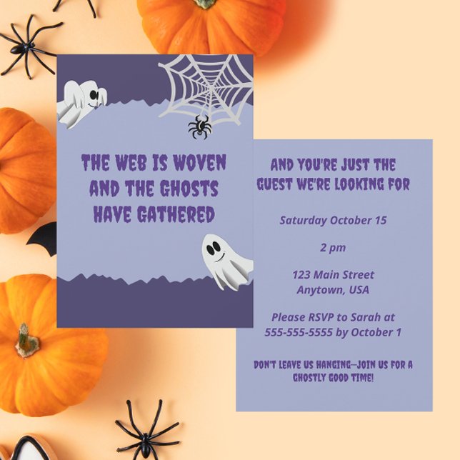 Hope You'll Drop By Halloween Party Invitation (Creator Uploaded)