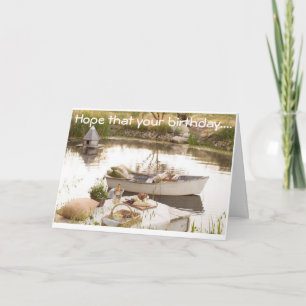 HOPE YOUR BIRTHDAY IS ENJOYABLE-LIKE A PICNIC  CAR CARD